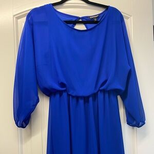 Blue express dress.